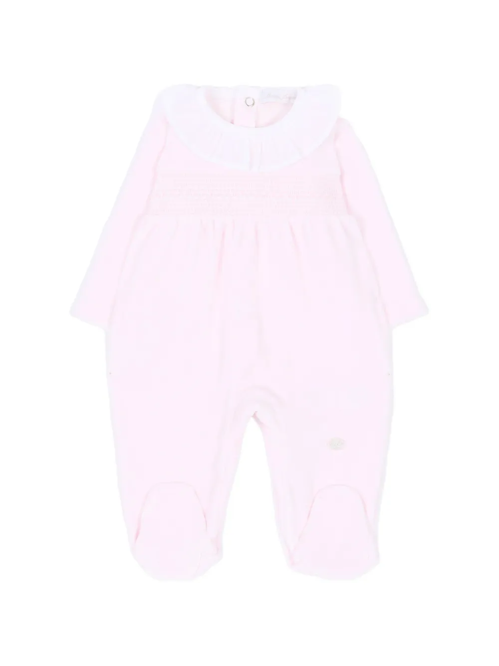 Martin Aranda Gesmockte pyjama met ruches Roze