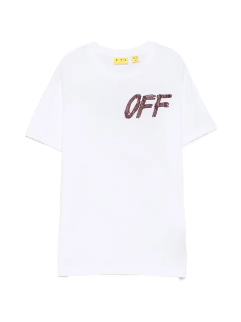 Off-White Kids logo-print cotton T-shirt