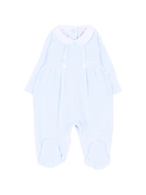 Martin Aranda smocked Peter Pan collar pajamas