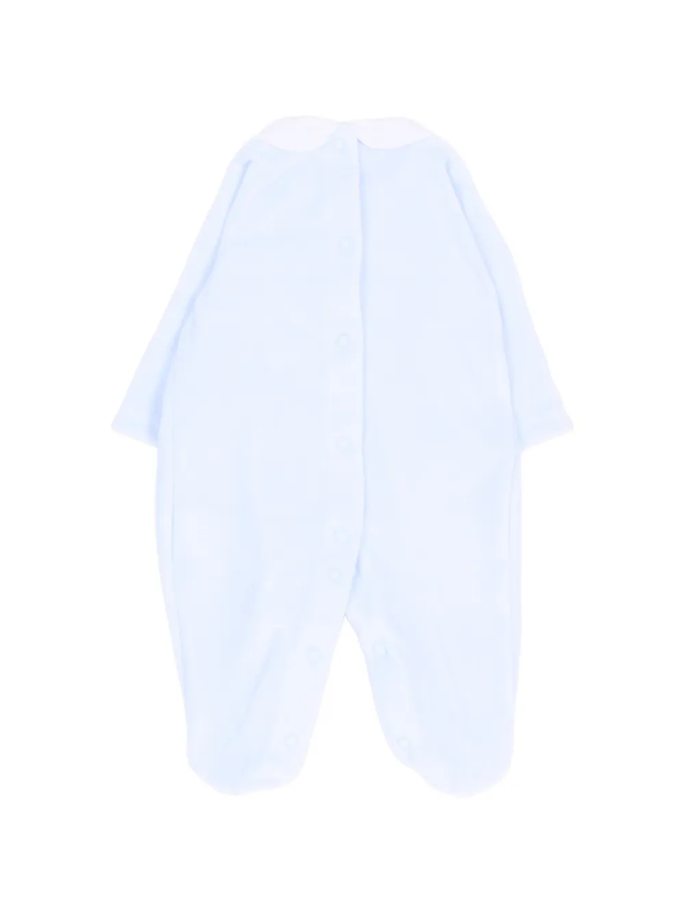 Martin Aranda smocked Peter Pan collar pajamas Blauw