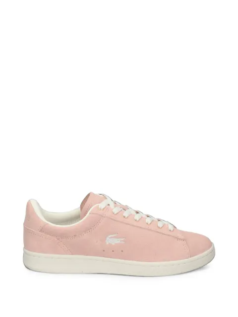 Lacoste logo-embroidered suede sneakers