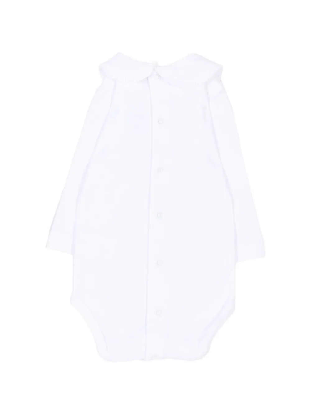 Martin Aranda ruffled-collar bodysuit Wit