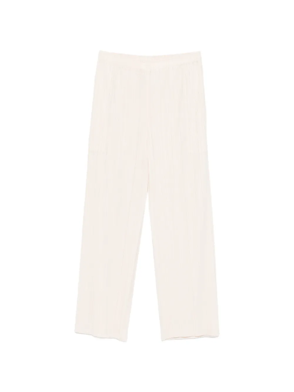 Pleats Please Issey Miyake pleated cropped trousers