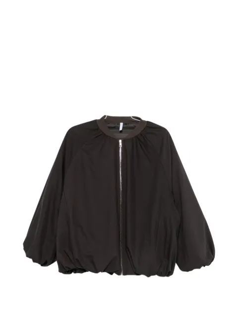 IMPERIAL zip-up puffed-sleeve jacket
