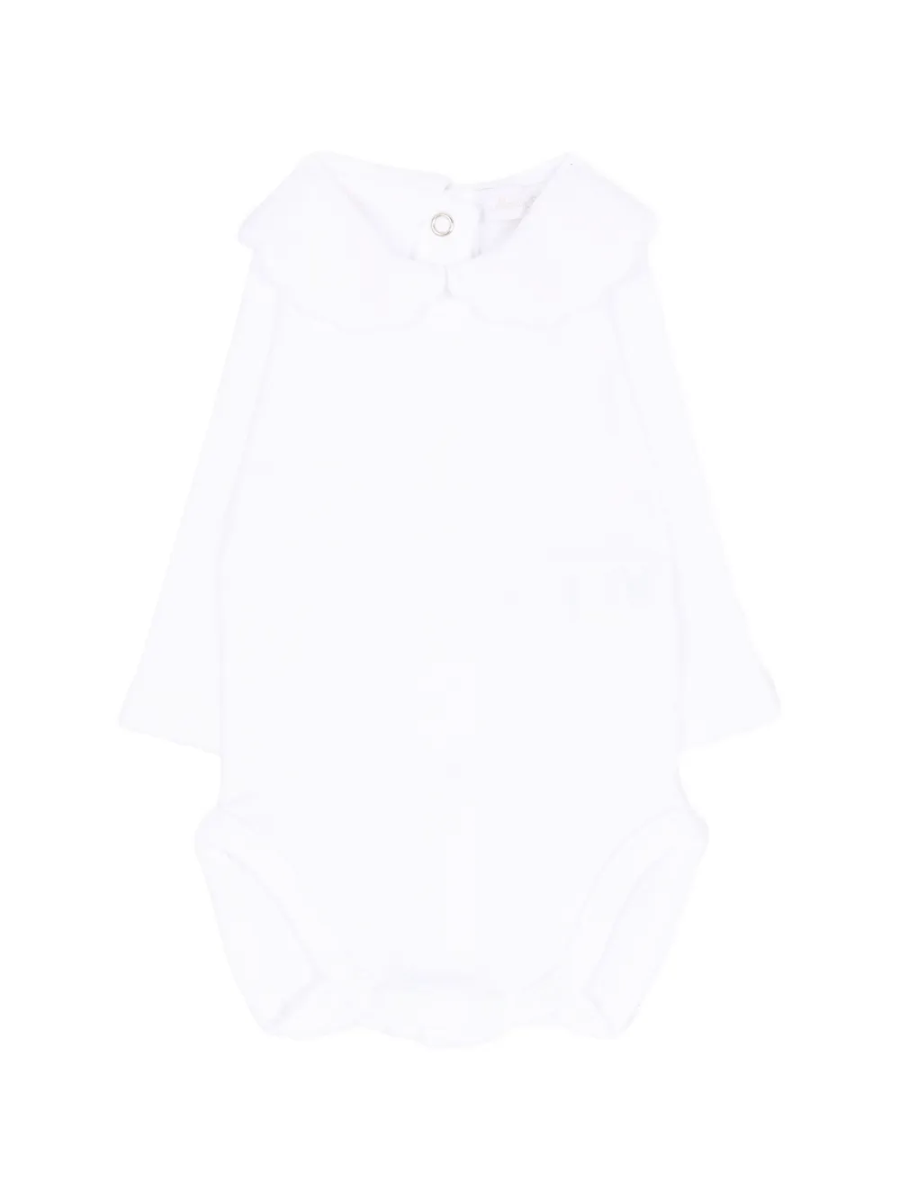 Martin Aranda scalloped-collar bodysuit Wit