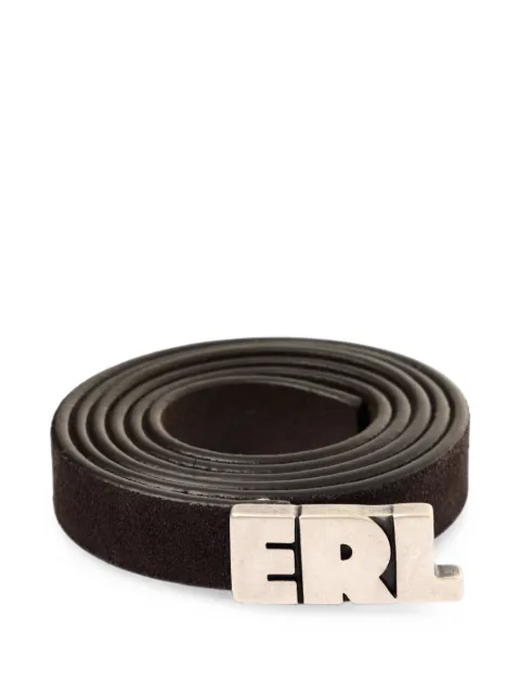 ERL distressed leather belt
