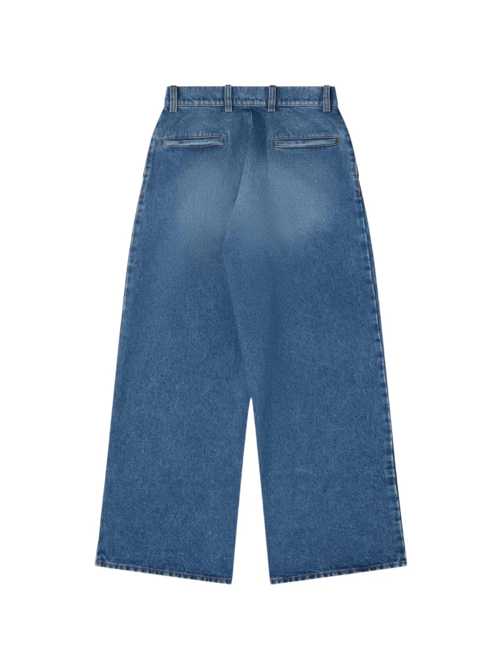 ERL Jeans met wijde pijpen Blauw