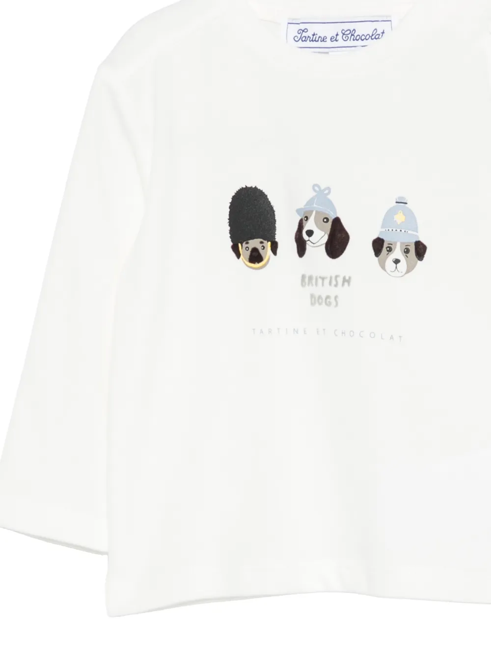 Tartine Et Chocolat T-shirt met grafische print Wit