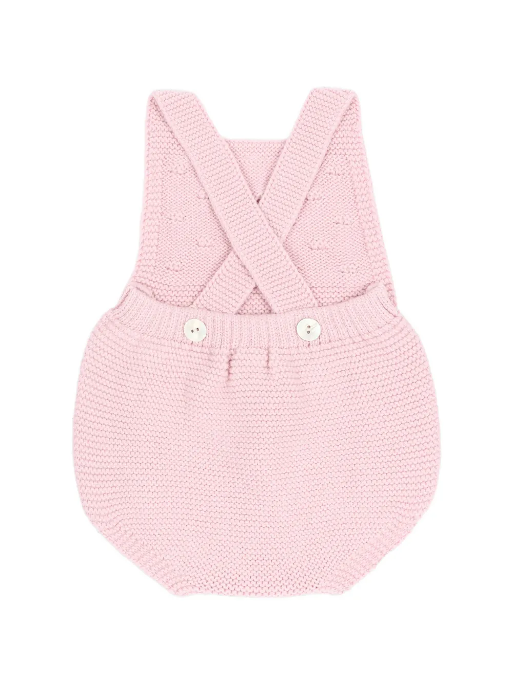 Martin Aranda bobble-knit button-down body Roze