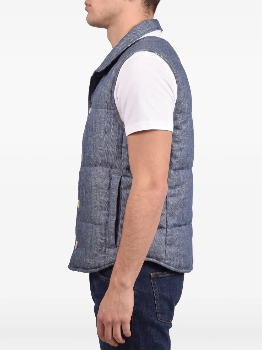 Brunello Cucinelli Bodywarmer Blauw