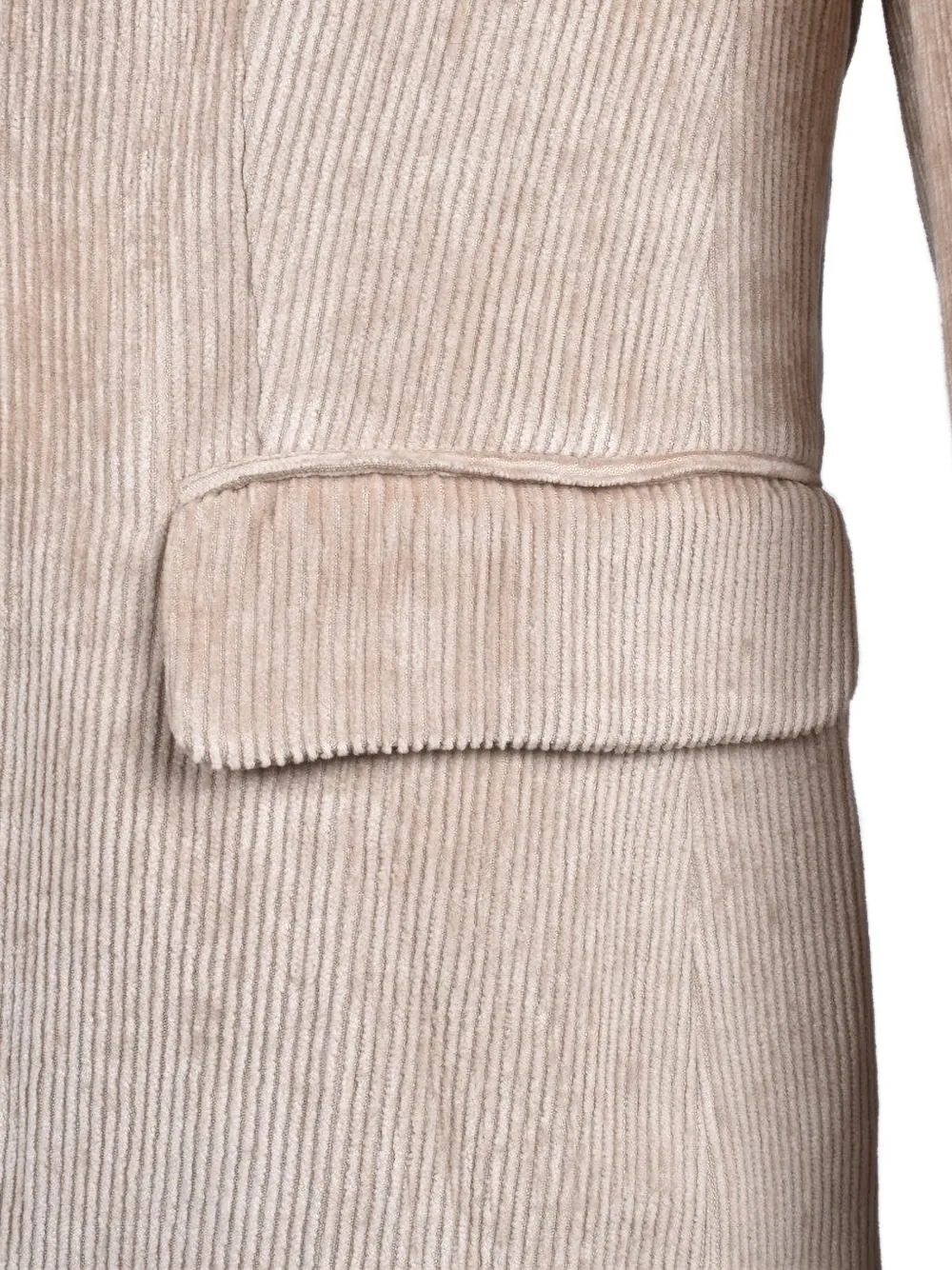 Brunello Cucinelli Ribfluwelen jack Beige