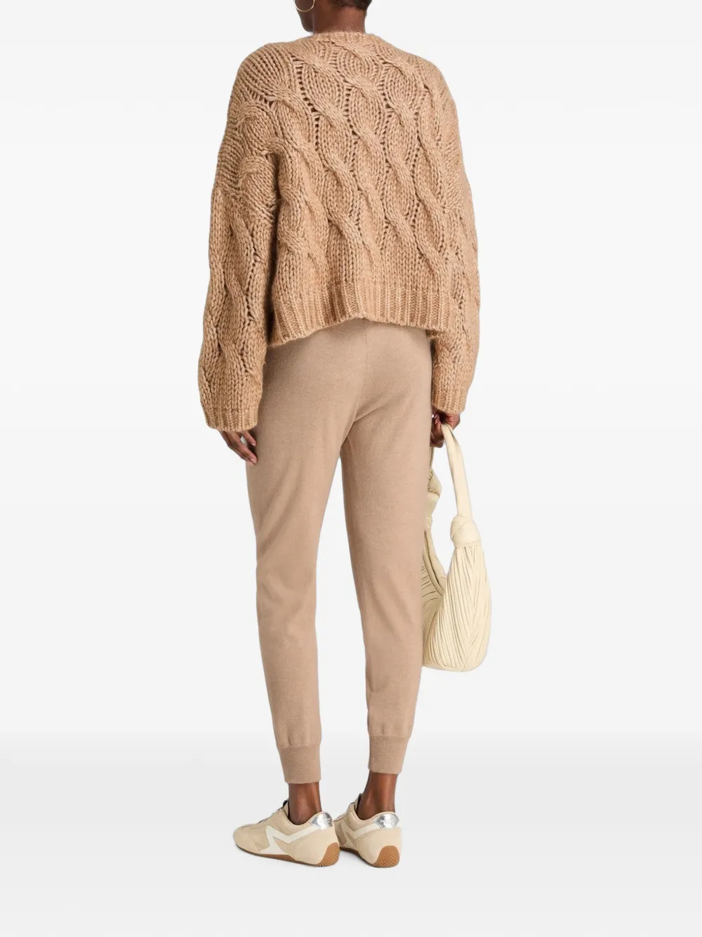 Brunello Cucinelli Trainingsbroek met trekkoordtaille Beige