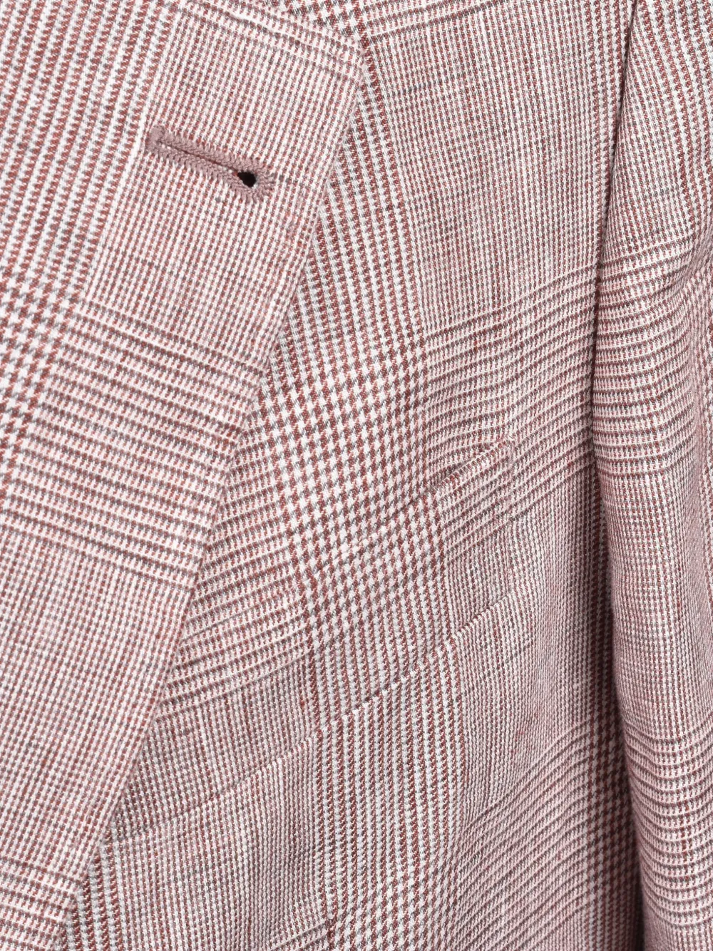 Brunello Cucinelli checked-pattern suit Wit