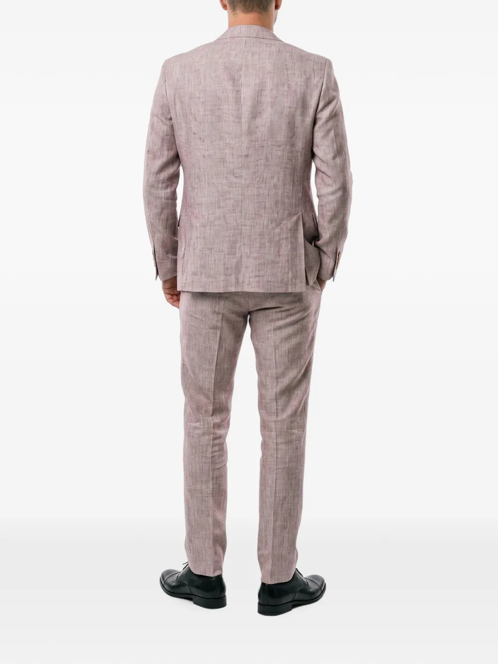 Brunello Cucinelli checked-pattern suit Wit