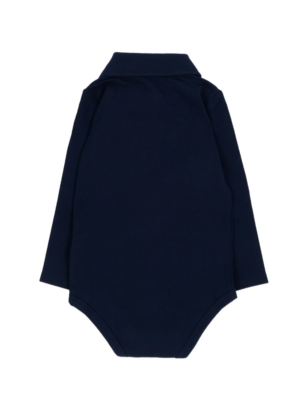 Lacoste Kids logo-patch long-sleeve body Blauw