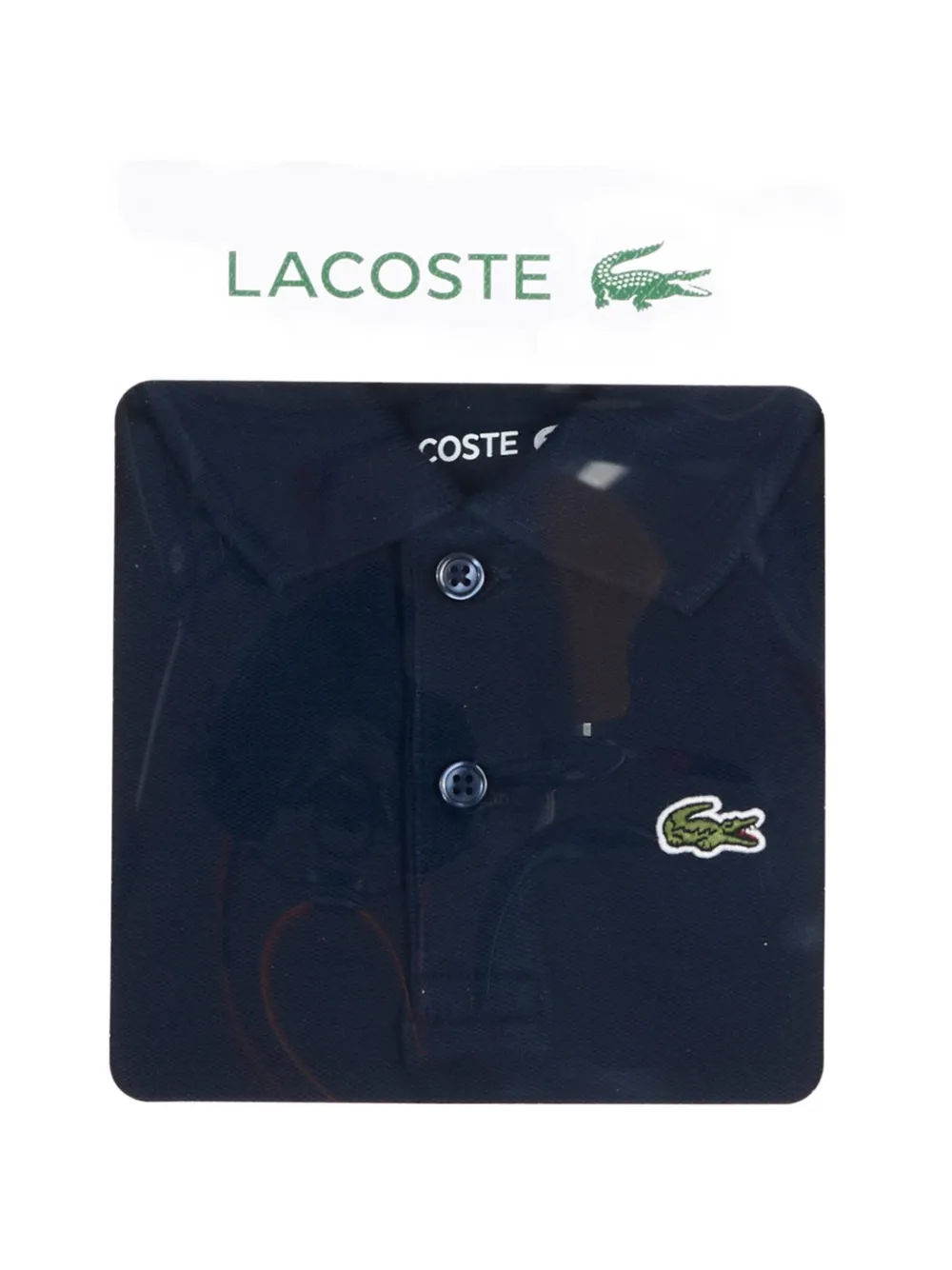 Lacoste Kids logo-patch long-sleeve body Blauw