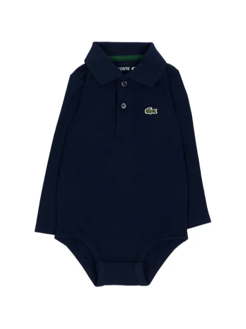Lacoste Kids logo-patch long-sleeve body