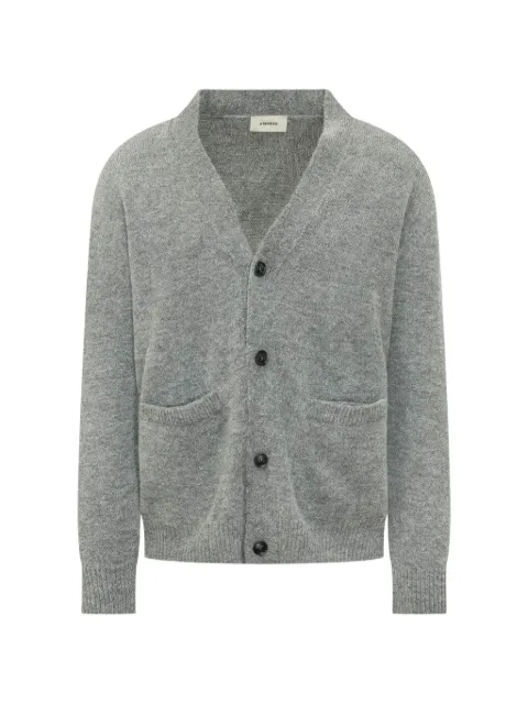 A Paper Kid mélange-effect button-up cardigan
