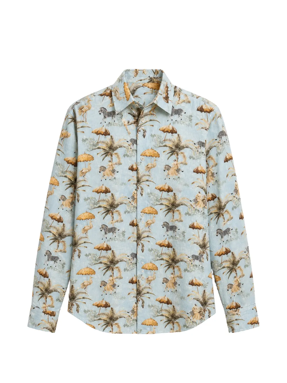 alice + olivia Willa graphic-print long-sleeve shirt