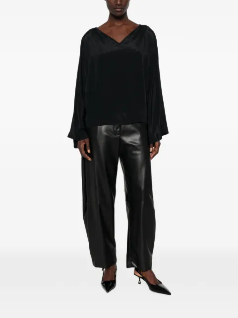 IMPERIAL V-neck long-sleeve top