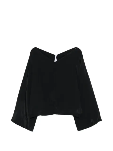 IMPERIAL V-neck long-sleeve top