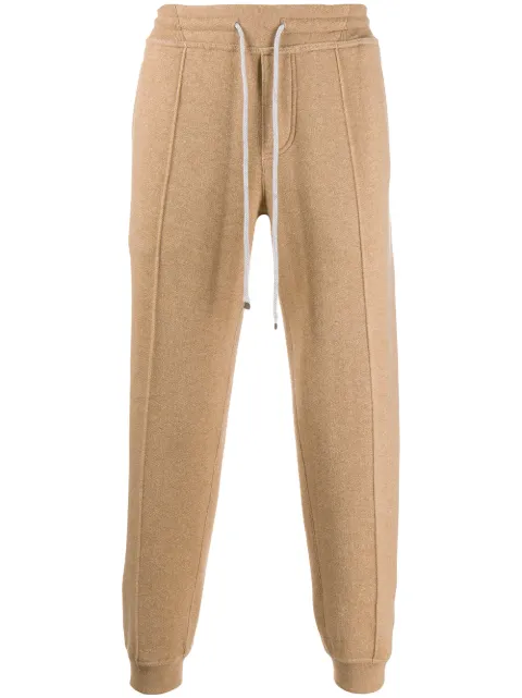 Brunello Cucinelli pants de cachemira con cordones en la pretina
