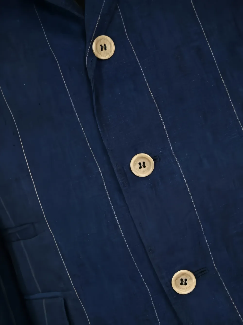 Brunello Cucinelli pinstripe-pattern suit Blauw