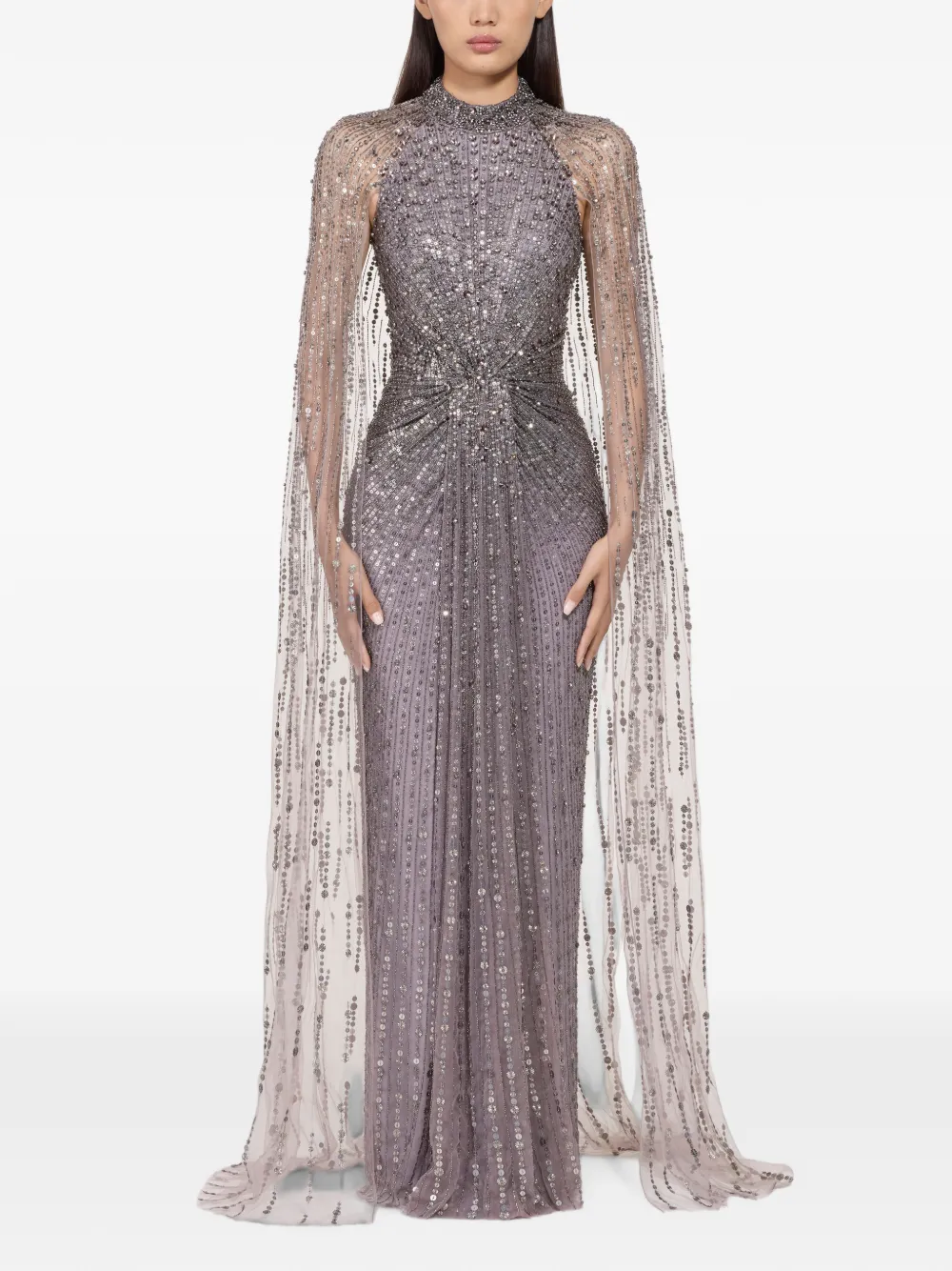 Jenny Packham Cairo jurk Zilver