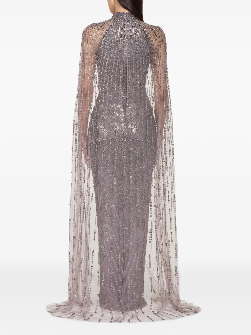 Jenny Packham Cairo jurk Zilver