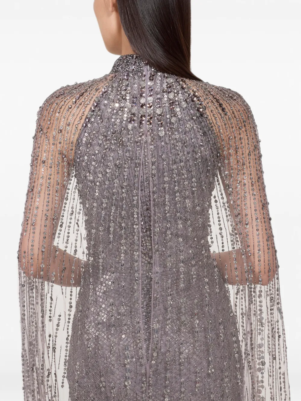 Jenny Packham Cairo jurk Zilver