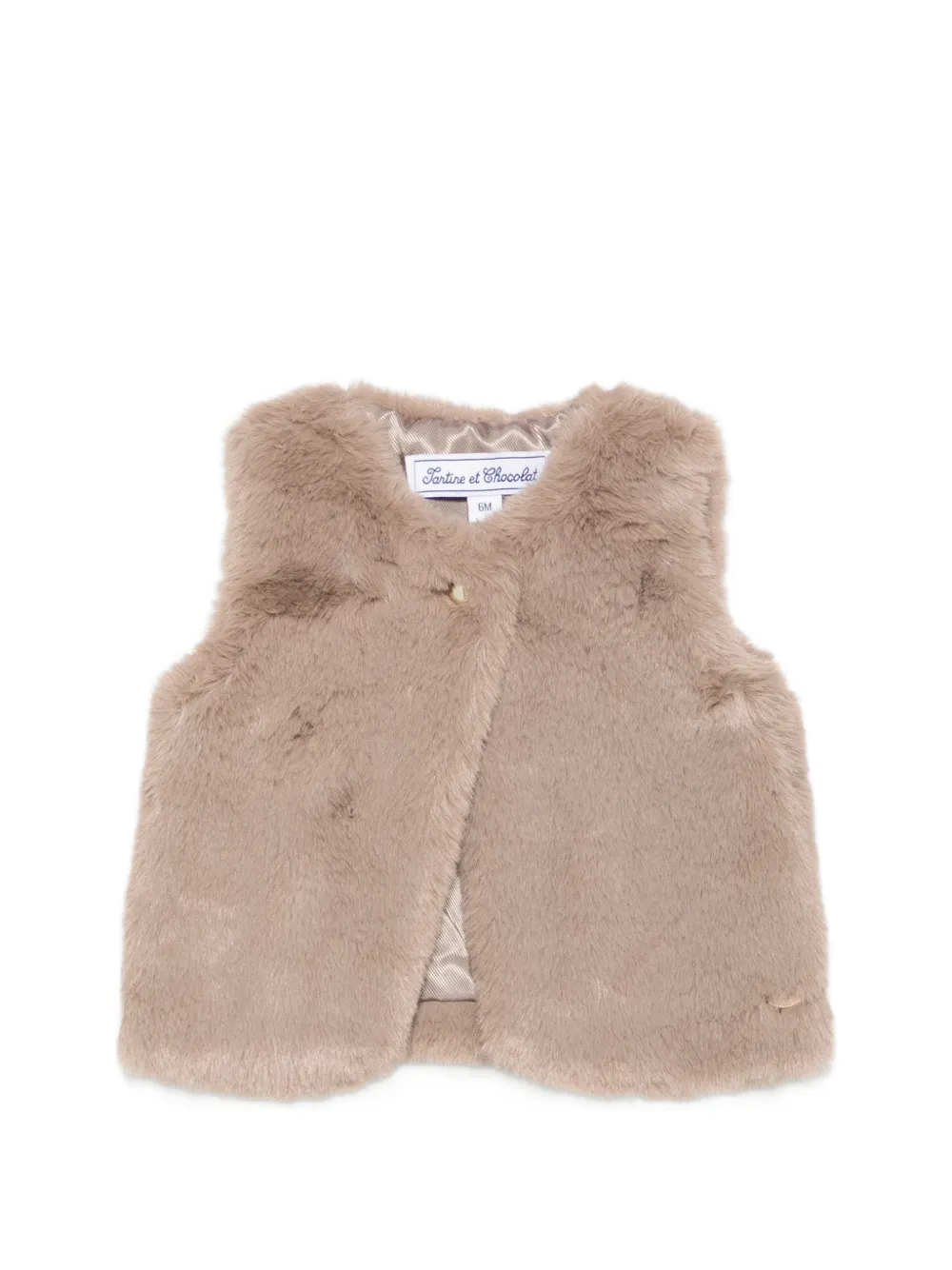 Tartine Et Chocolat button-detail gilet - Marrone