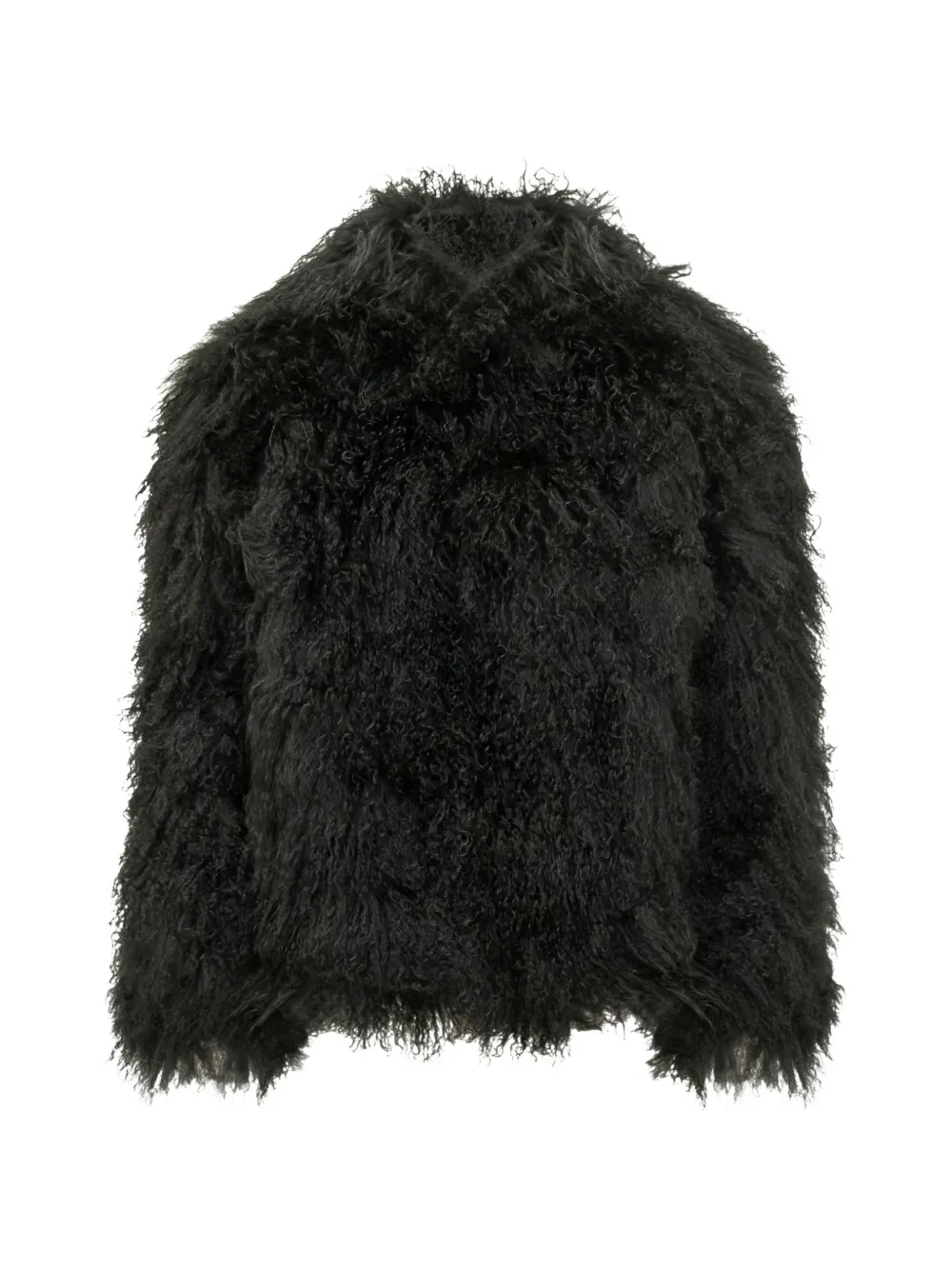 Martha Louis Mongolian fur jacket
