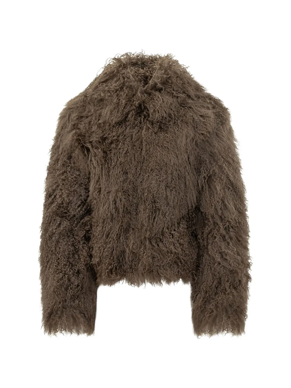 Martha Louis shearling-effect jacket