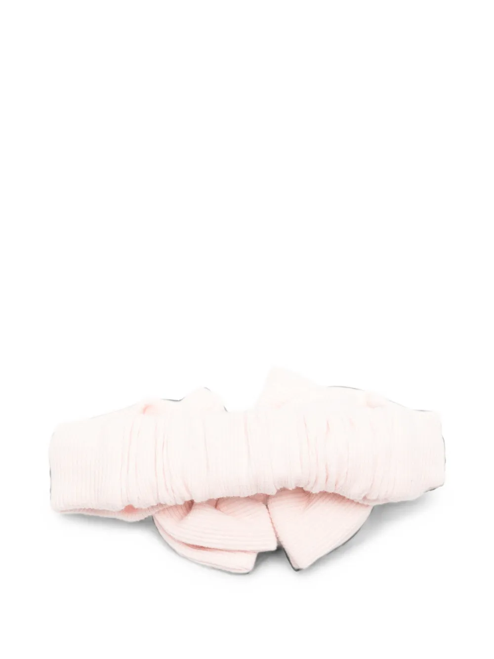 Tartine Et Chocolat Geribbelde haarband met strikdetail Roze