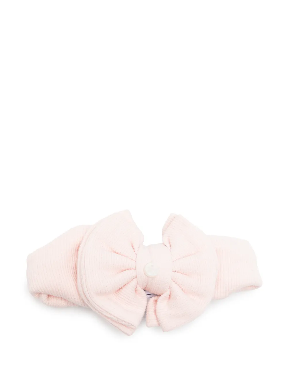 Tartine Et Chocolat bow-detail ribbed hair band - Rosa