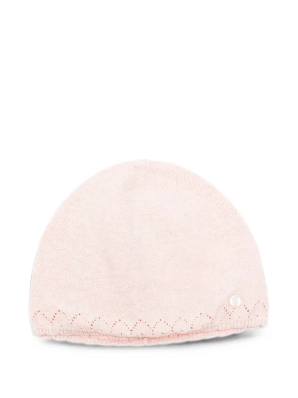 Tartine Et Chocolat pointelle-knit beanie hat - Rosa