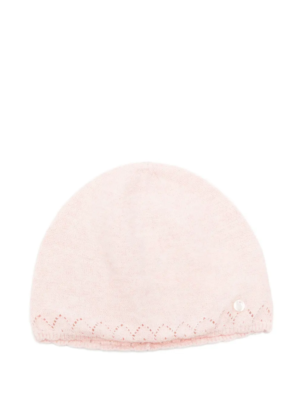 Tartine Et Chocolat pointelle-knit beanie hat - Rosa