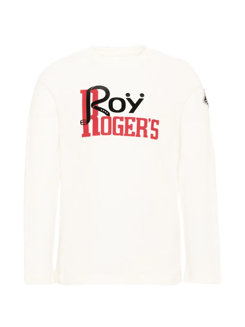 Roy Rogers Kids logo-print long-sleeved T-shirt - Bianco