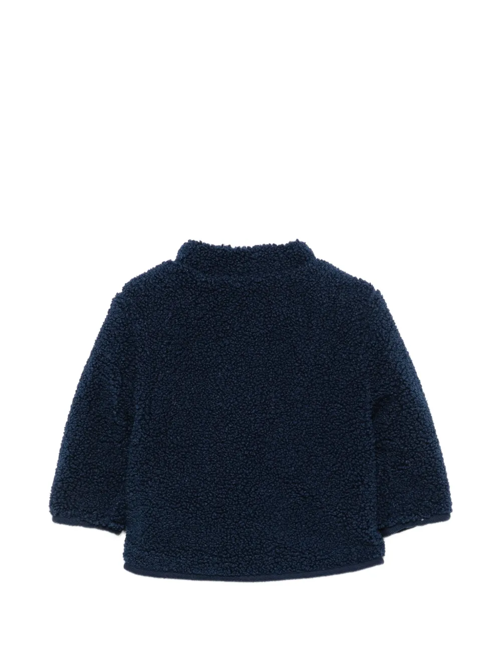 Tartine Et Chocolat fleece zip-up jacket - Blu
