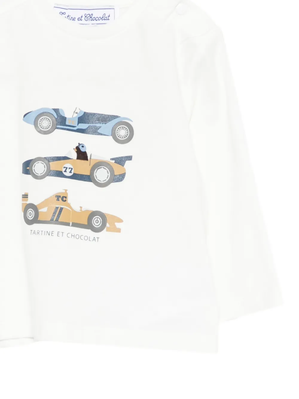 Tartine Et Chocolat T-shirt met grafische print Wit