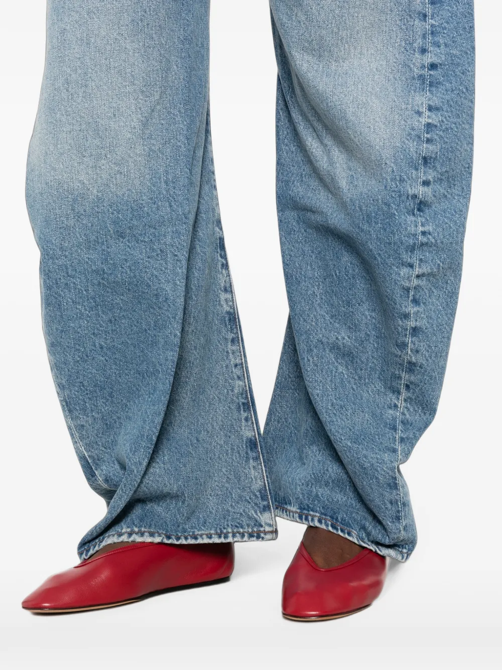 AGOLDE Jeans met wijde pijpen Blauw