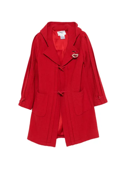CHANEL Pre-Owned 2006 toggle-fastening hooded coat