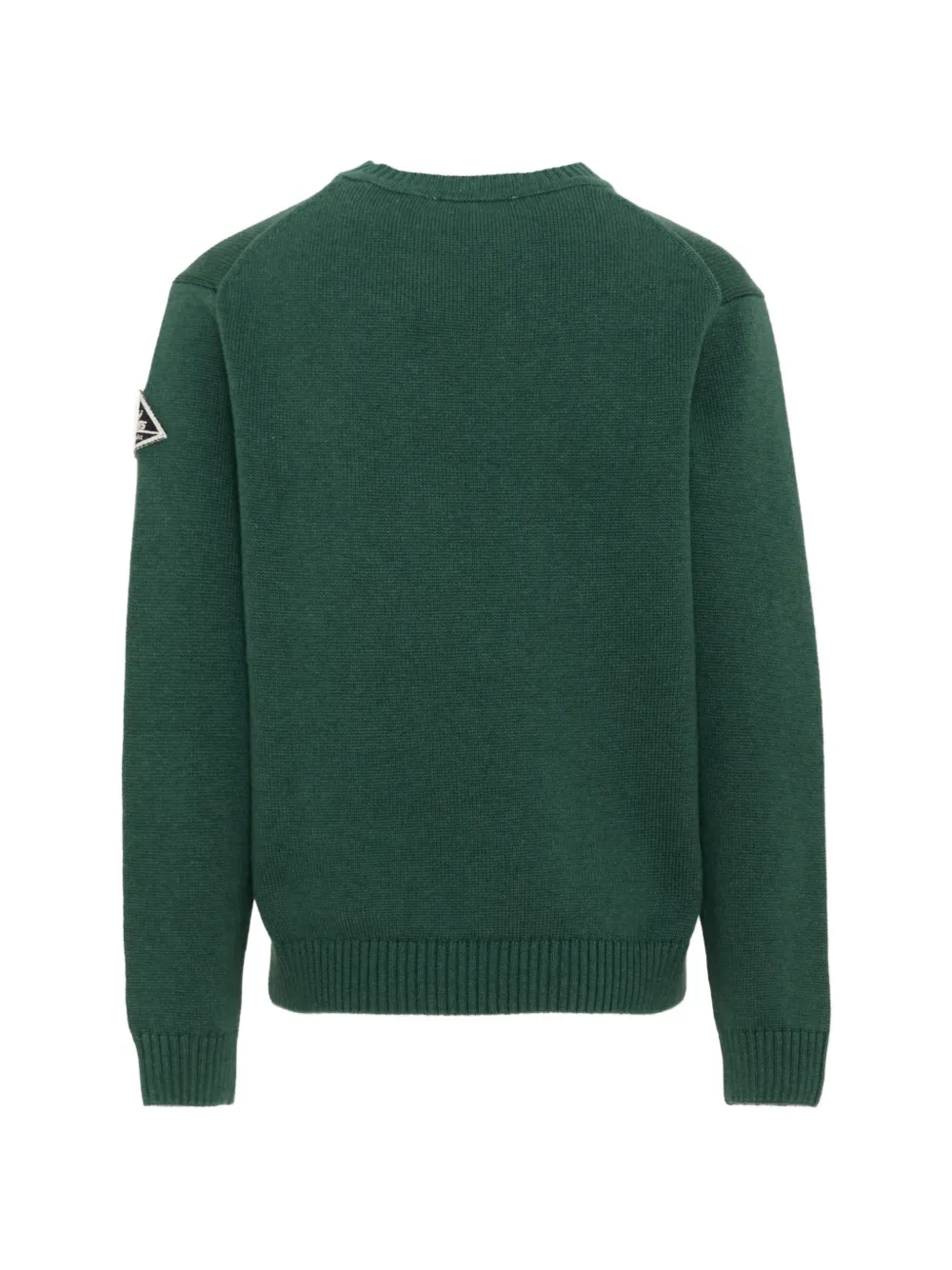 Roy Rogers Kids Trui met logo-intarsia en patchdetail Groen