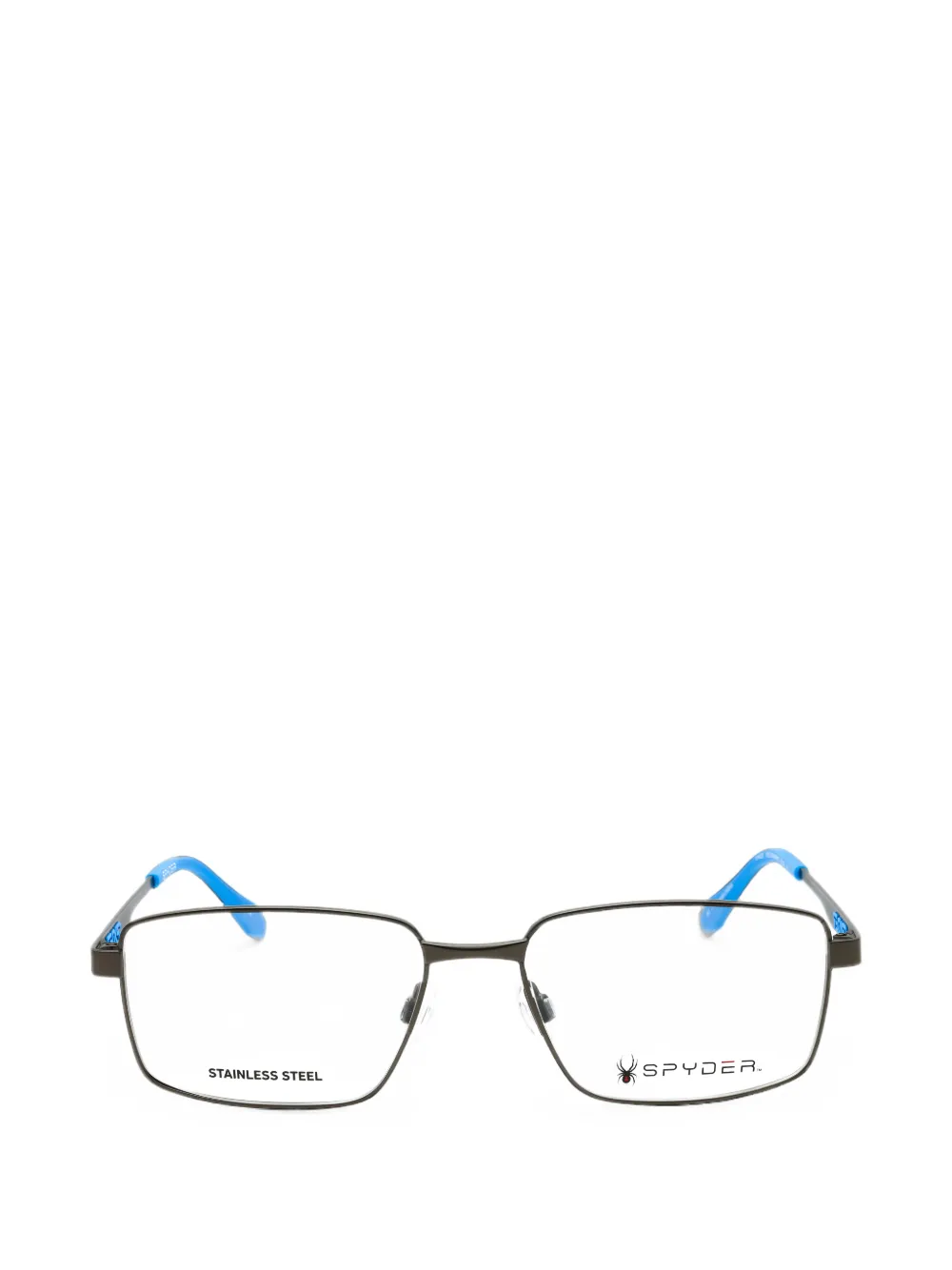 Spyder rectangle-frame glasses | Grey | Image 1