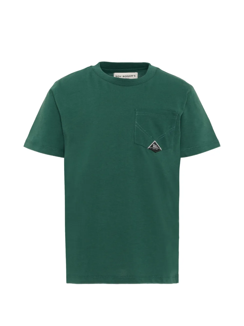 Roy Rogers Kids chest-pocket logo-patch T-shirt - Verde