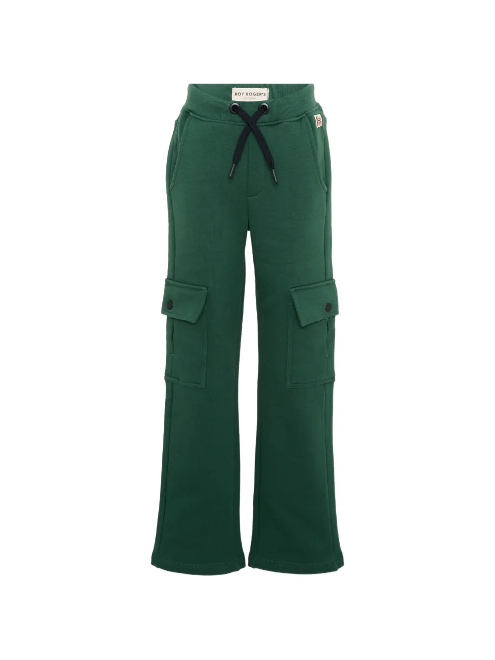 Roy Rogers Kids drawstring cargo-pockets track pants - Verde