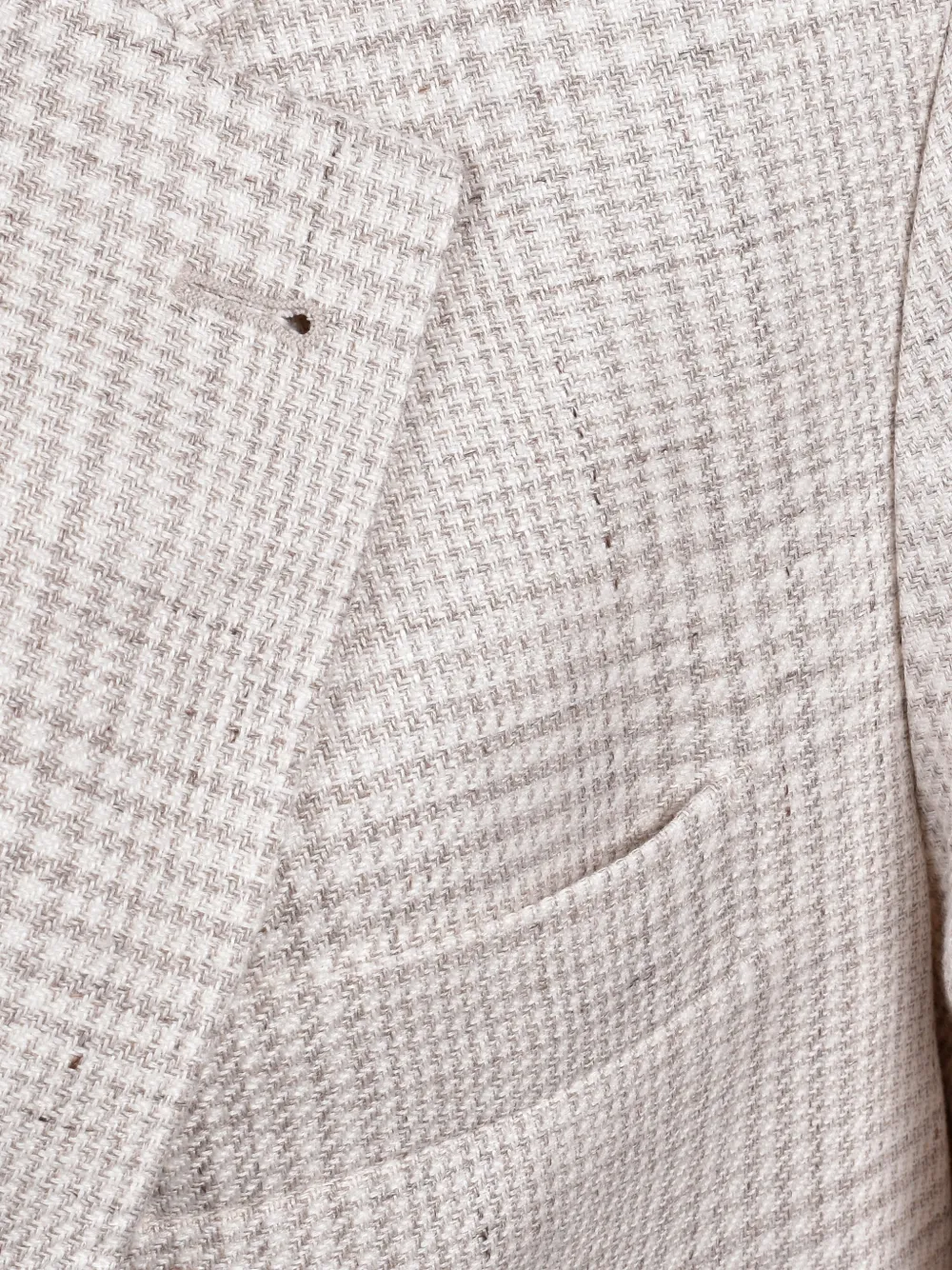 Brunello Cucinelli checked linen-blend suit Beige