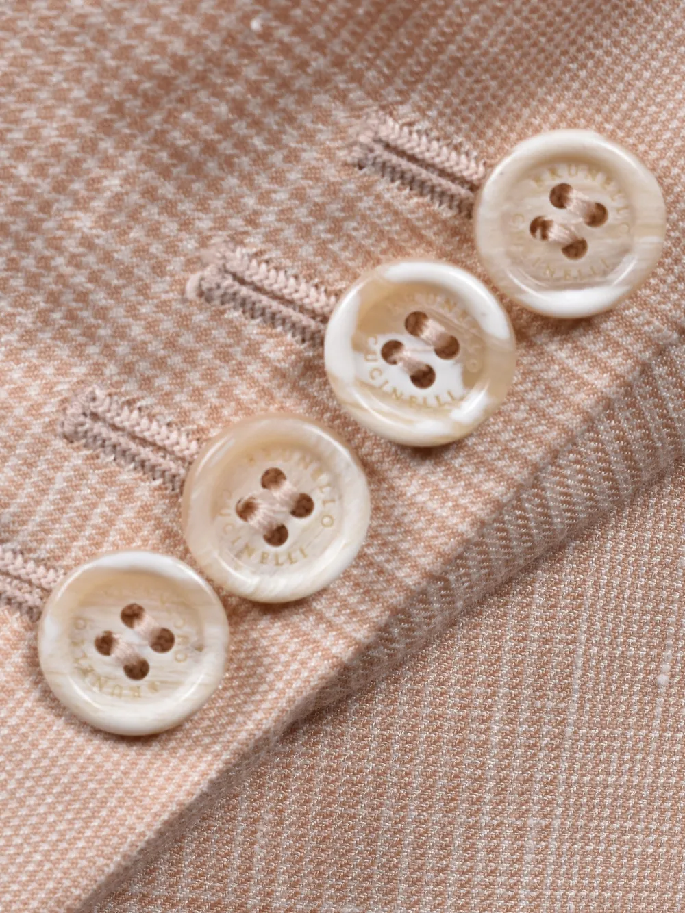 Brunello Cucinelli Geruit pak Roze