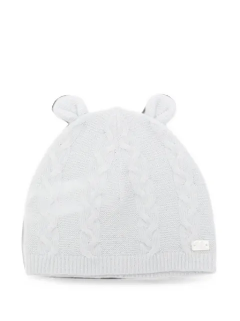 Tartine Et Chocolat cable-knit ear-detail beanie hat
