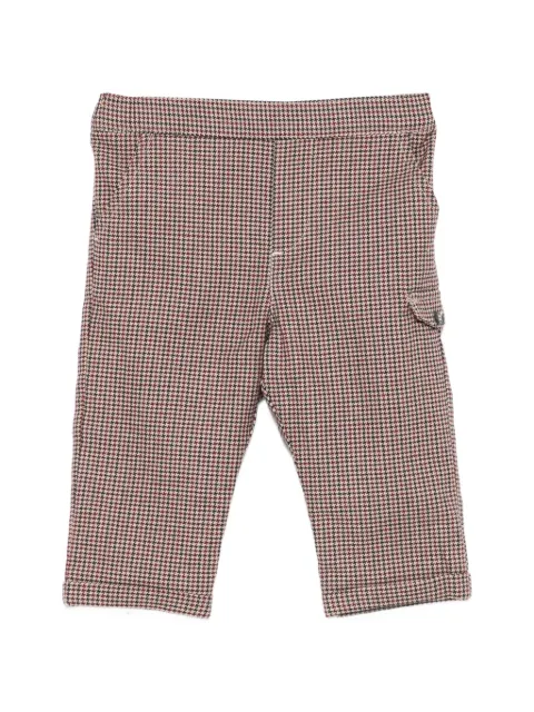 Tartine Et Chocolat houndstooth-pattern cargo pants